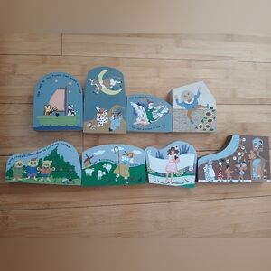 Children's Storybook Wooden Blocks Set
